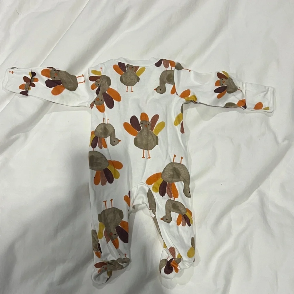 Turkey Print Footie